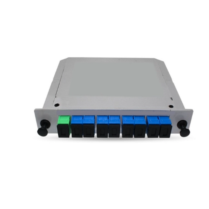 [CBL-OSP906108UC] Divisor Óptico CASSETTE 1*8 Conector SC Monomodo / UPC con CAJA - Cierre de Empalme