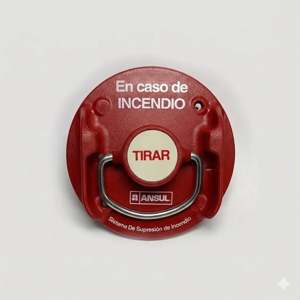 [ANS-436361] Estación de Activación Remota (Remote Pull Station) Diseñada para cocinas comerciales para el sistema R-102. ANSUL