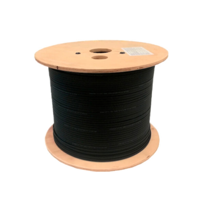 [CBL-DCSSF-09G657A2001] Fibra Drop plana de 1 hilo con cable mensajero, Carrucha de 2 KM