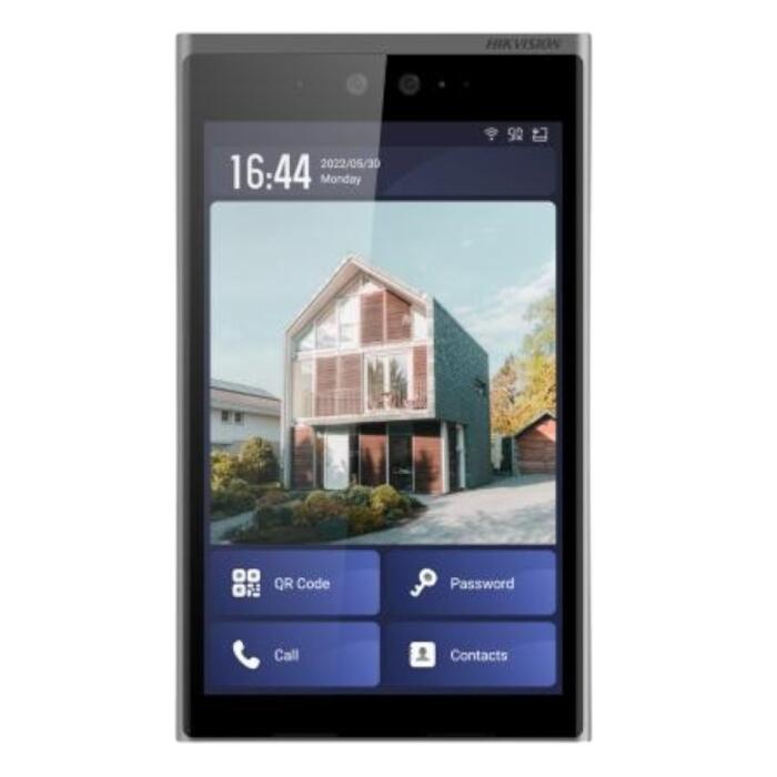 [HIK-DS-KD9633-WBE6] Frente de calle IP 2MP con pantalla táctil 10.1”, reconocimiento facial e IP65