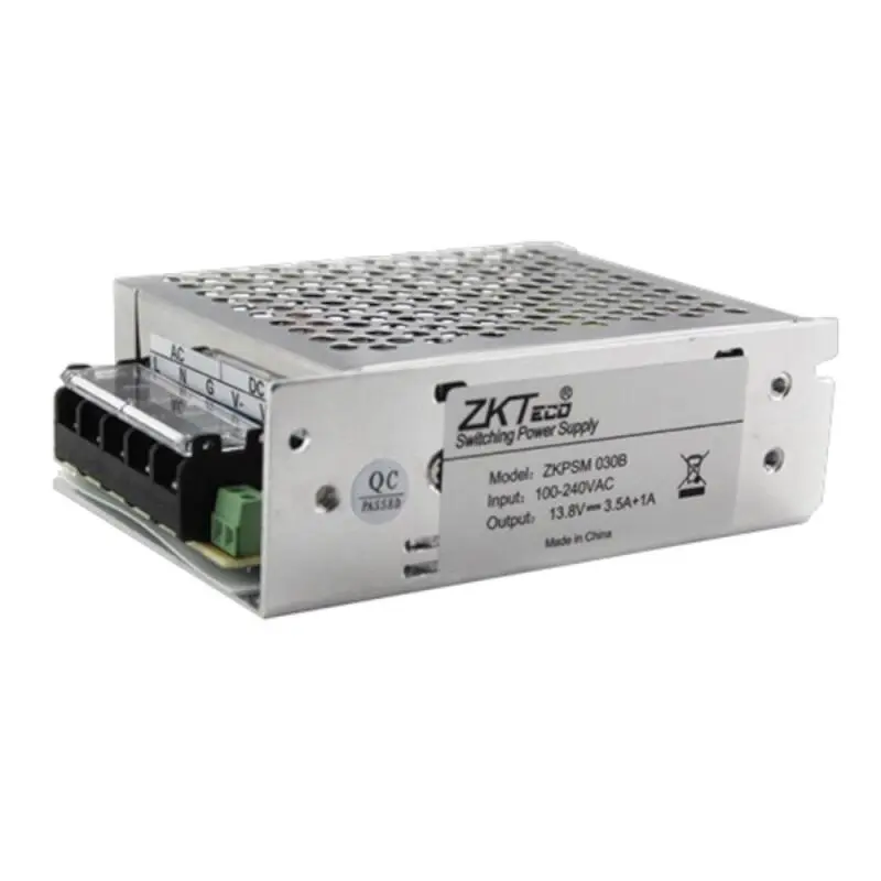 Fuente de poder ZKTeco ZKPSM0308 12V 3.5A para paneles C3 e inBIO