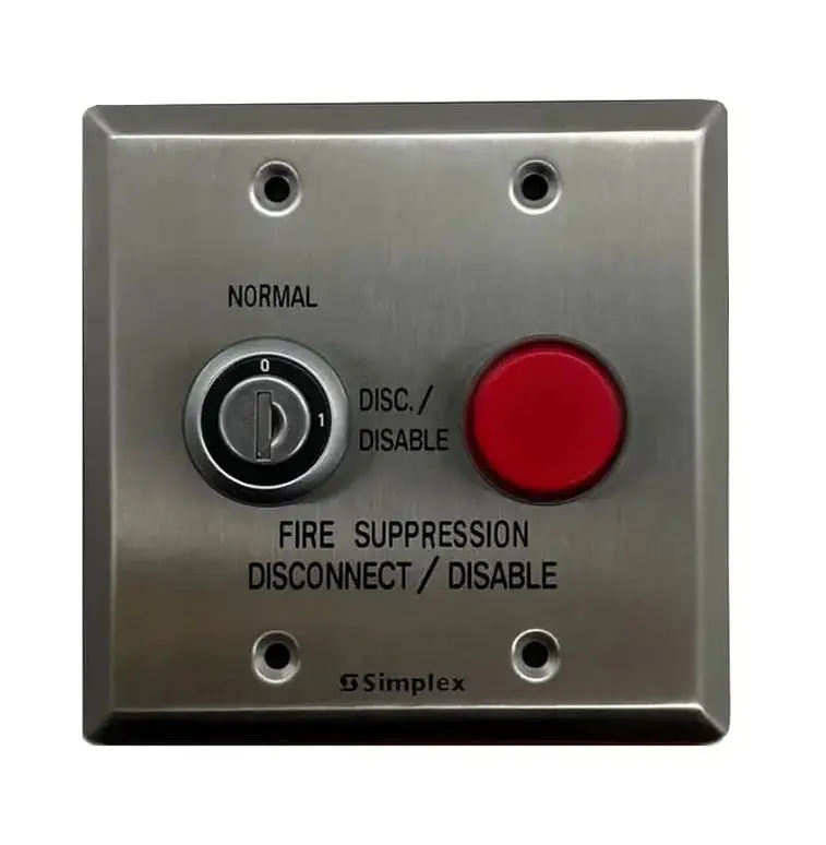 [SPL-2080-9059] Interruptor de desconexión Simplex con luz indicadora, sobrepuesto