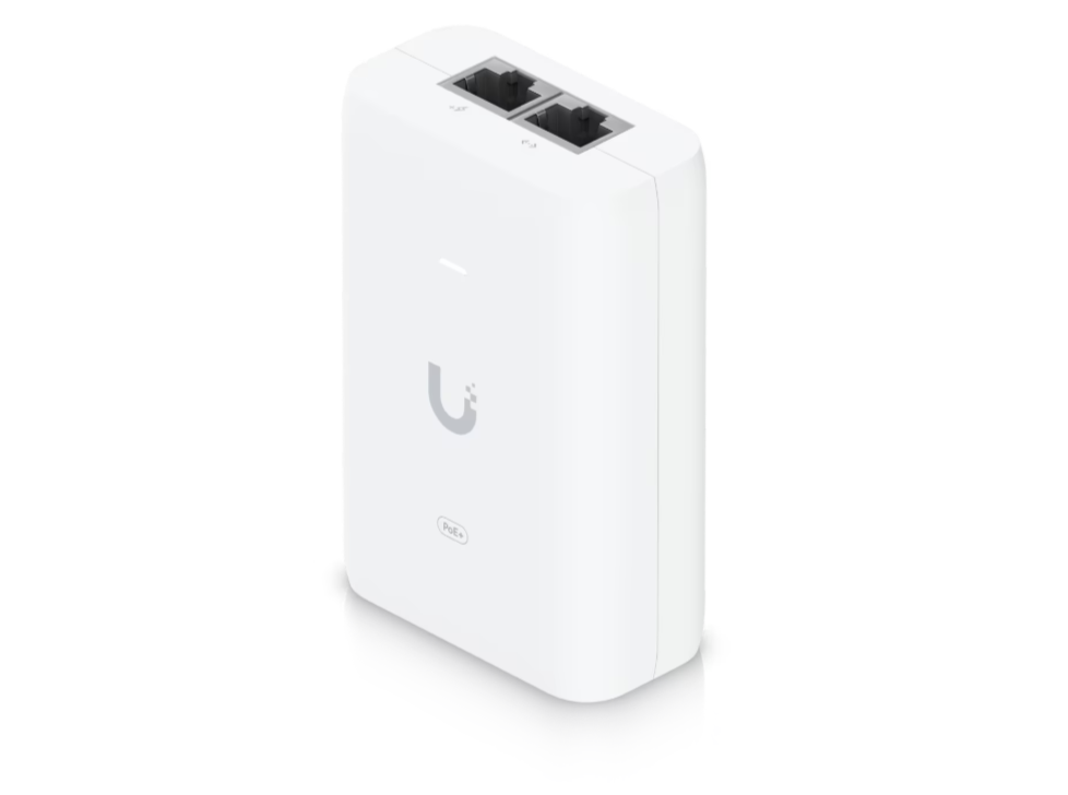 [UBT-U-POE+] Inyector PoE+ Ubiquiti UniFi PoE+ Adapter 30W (U-PoE+) — Adaptador 802.3at de 48V con Puerto Gigabit y Protección contra Sobretensión