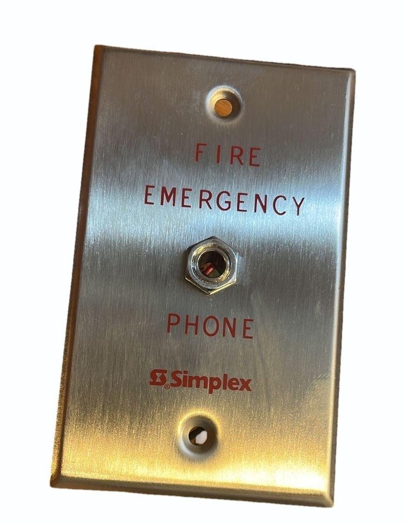 [SPL-2084-9001] Jack salida para teléfono doble vía para bomberos. Simplex