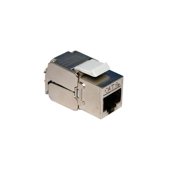 [CBL-MK6AS-04] Keystone jack SHIELDED Cat.6A, 110IDC, included 180° - 50 microns gold - UL.