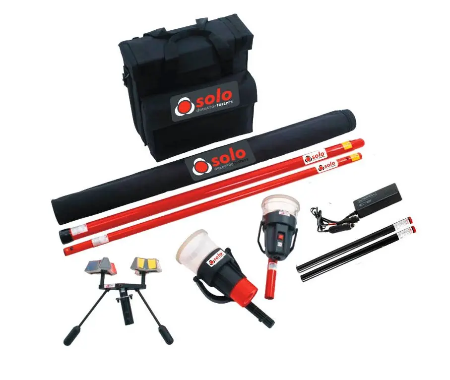 [SLO-SOLO851] Kit Integral Técnico de pruebas y mantenimiento para detectores de incendio: De humo, temperatura y de CO. SOLO