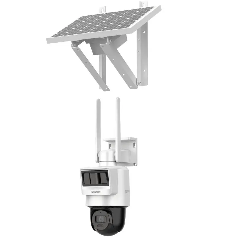 Kit Solar IP All in One, Doble Detección (Radar + PIR), Bala IP 4 Megapixel, Lente 4 mm, Panel Solar, Conexión 4G, Audio de Dos Vías.
