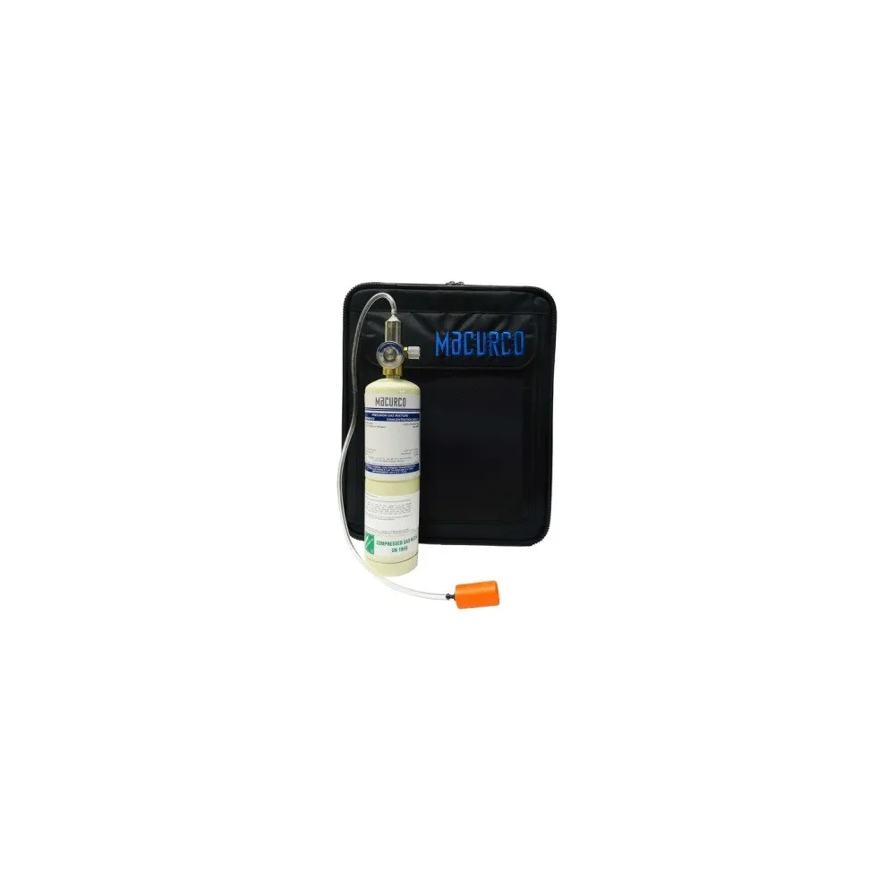 [MCC-30-0063-2200-1] Kit de Calibración, Estuche  de transporte con Calibbrador de sensoees de Oxígeno al 20.9% Vol en balance de Nitrógeno N2, suminsitrado en cilindro de 105L. Con Regulador de 0.5 LPM, Tubería de Teflón y herramienta de Varitas magnéticas.