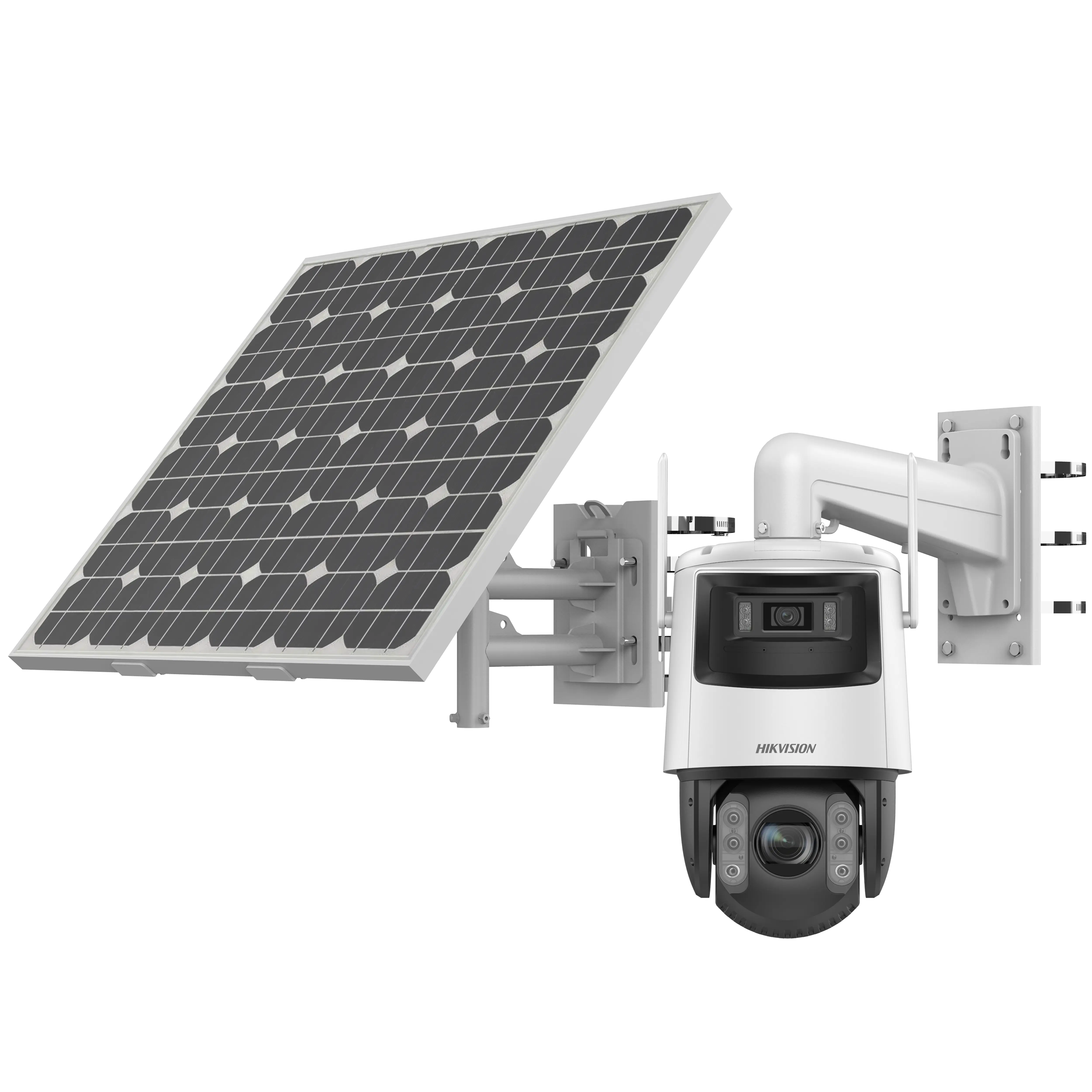 Kit domo TandemVu 7" 4MP solar con zoom 32× e IR de 200 m