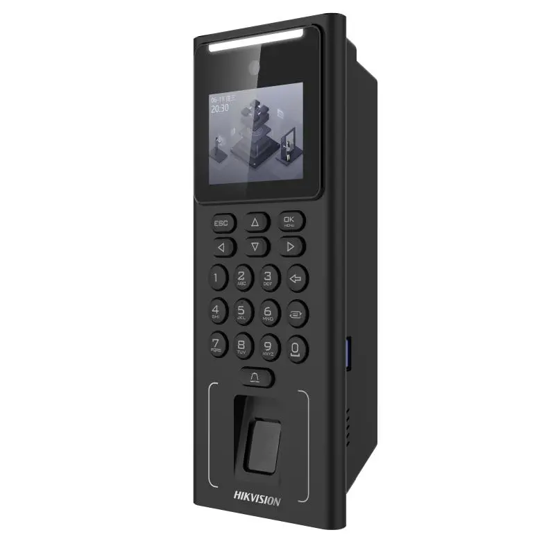 [HIK-DS-K1T321EFWX-B] Lector biométrico facial Min Moe WiFi con Batería de Respaldo, Administrable por Smartphone o Nube, Acceso y Asistencia, 500 Rostros y Lector de Tarjetas PROX EM, 3,000 Huellas, 3,000 Tarjetas, HIK-IA