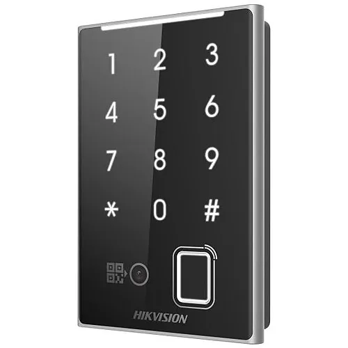 [HIK-DS-K1109DKFB-QR] Lector de Tarjetas RS-485/Wiegand con Soporte DESfire, Felica y M1 – Multiautenticación