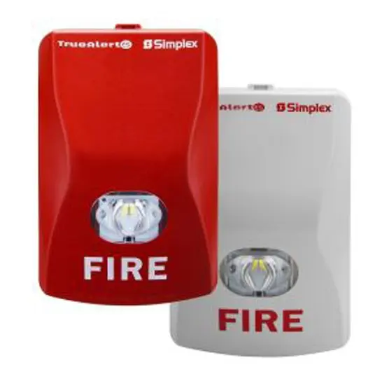 [SPL-59VO-WWF] Luz estroboscópica direccionable TrueAlert ES LED, montaje en pared, blanco, "FIRE"