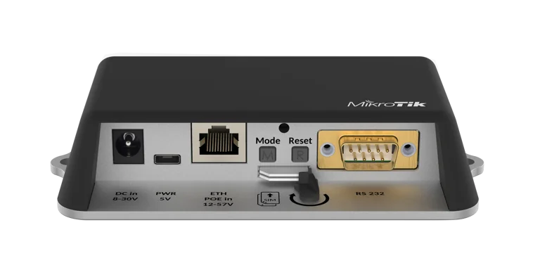 Módem MikroTik LtAP Mini LTE 4G con Wi-Fi y 2 SIM para vehículos