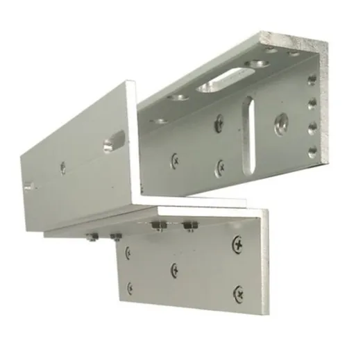 [ZKT-CM-350BZL] Montaje Z-L ZKTeco CM-350BZL para Cerradura Electromagnética CM-350 — Soporte para Puertas de Apertura Hacia Adentro en Control de Acceso