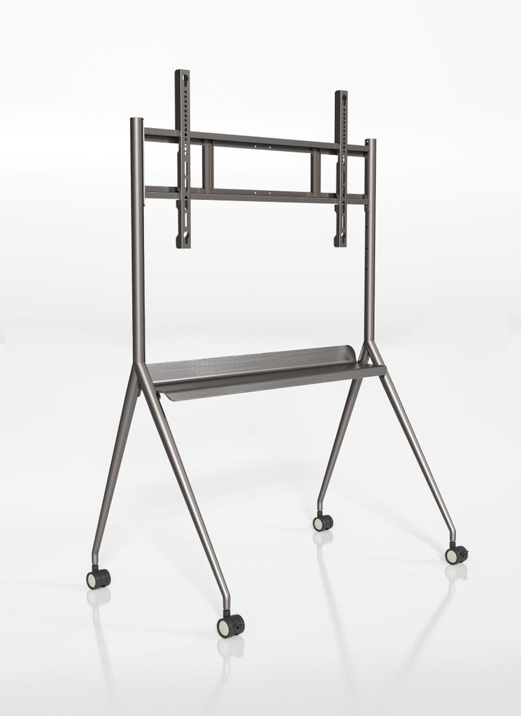 [HIK-DS-D5ABKY2-S] Montaje de Piso Móvil para Pantallas de 55" hasta 75", Compatible con VESA, Incluye Soporte para la Pantalla