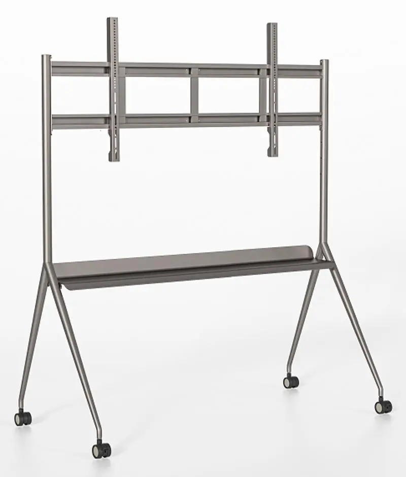 [HIK-DS-D5ABKY2-B] Montaje de Piso Móvil para Pantallas de 86" y 98", Compatible con VESA, Incluye Soporte para Pantalla
