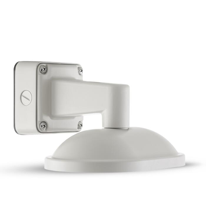 Montaje en pared con caja de conexiones para cámara MicroDome Duo