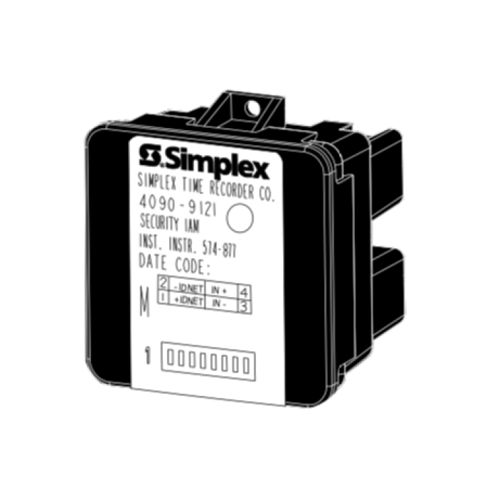 [SPL-4090-9121] Módulo de Monitoreo de Seguridad IAM para paneles 4100ES, 4100U y 4010ES. Simplex