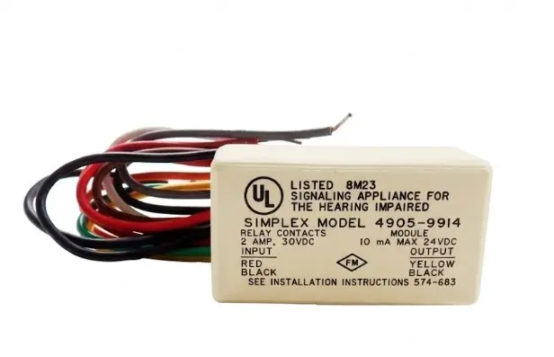 [SPL-4905-9914] Módulo de destello sincronizado (Sync Cube) Proporciona una salida de luz estroboscópica sincronizada de 2 hilos. Simplex