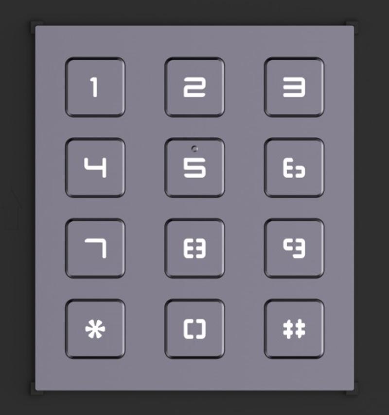 [HIK-DS-KD-KP] Módulo de teclado para video portero modular. Marca Hikvision