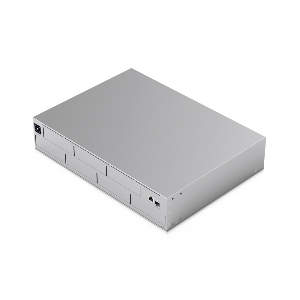 [UBT-UNAS-PRO] Almacenamiento en Red Ubiquiti UniFi UNAS Pro (UNAS-Pro) — NAS 2U de 7 Bahías con Uplink 10G SFP+, RAID 5/6/10 y Respaldo a la Nube