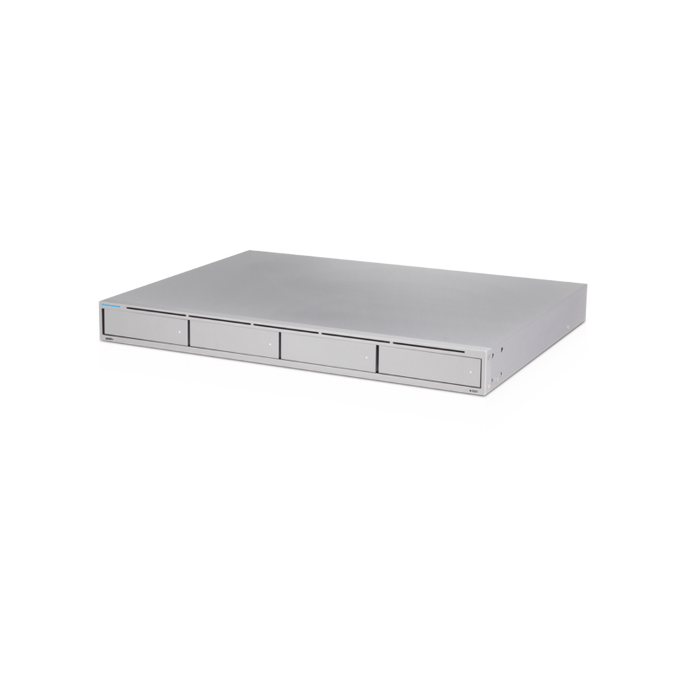 NVR Ubiquiti UniFi Protect de 4 bahías con RAID y uplink 10G SFP+
