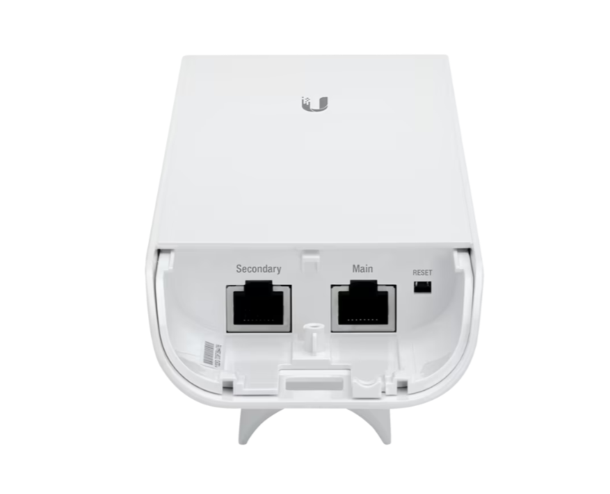 [UBT-NSM5] CPE airMAX Ubiquiti NanoStation M5 (NSM5) — Antena Integrada de 16 dBi en 5 GHz para Enlaces PtP y PtMP de 150+ Mbps con Doble Puerto Ethernet y Salida PoE