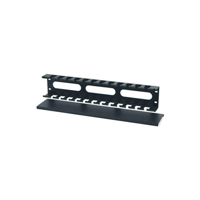 [IFL-IFM-CA-CM-02-2U] Organizador de cables 2U. (Metal con tapa)