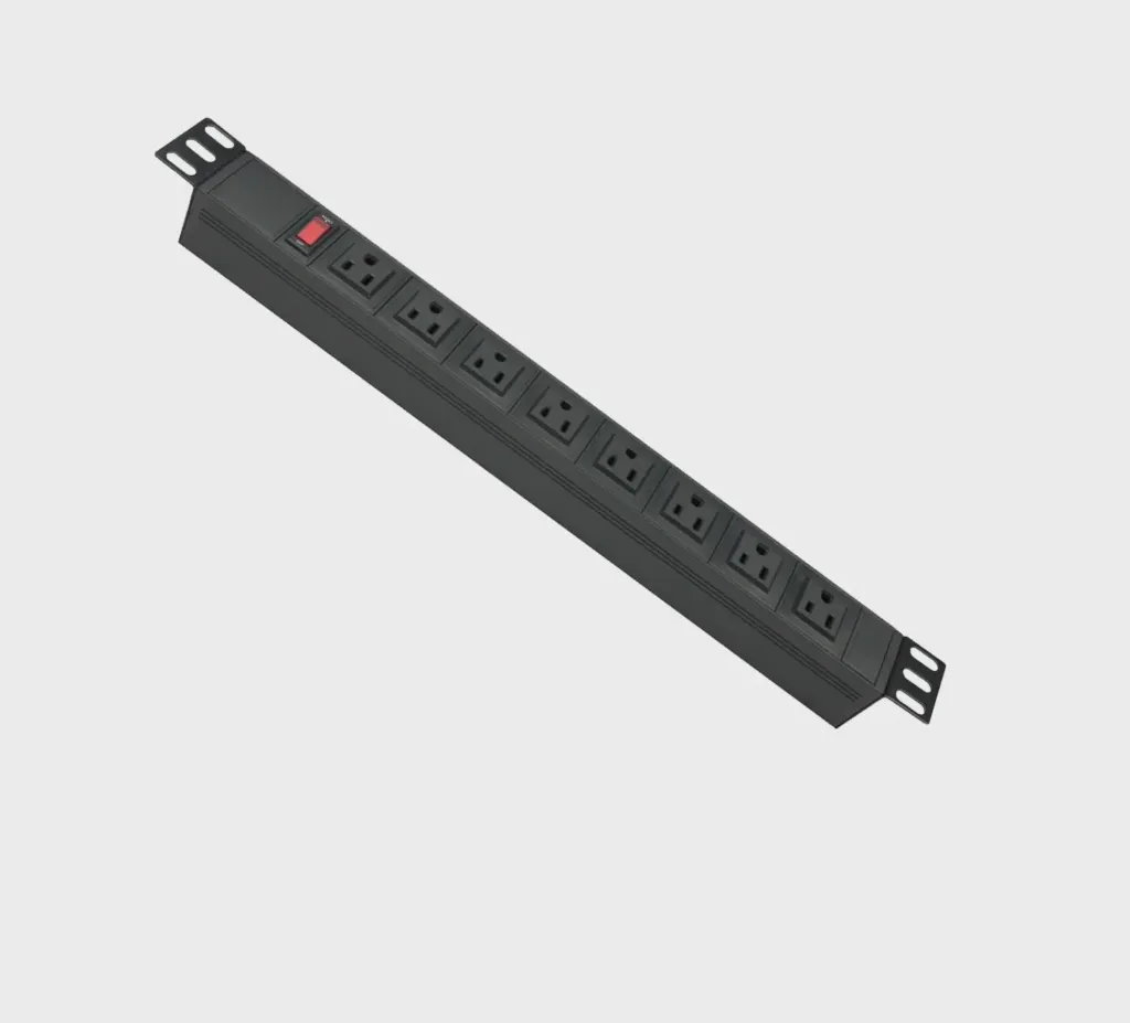[IFL-PDU-8] PDU 8 Tomas con Protector de Sobretensiones 15 A 1800 W – Iflux