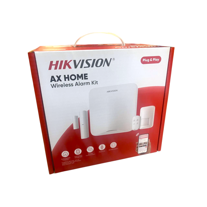 [HIK-DS-PA201PS-Kit-16WB] Panel de alarma inalámbrico Wi-Fi + 4G con alcance de 1200 m y kit AX HOME incluido
