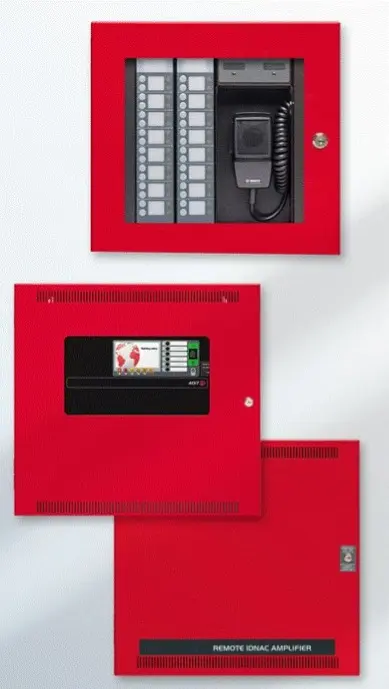 [SPL-S4017-PNL-INR] Panel de control de alarma contra incendios 4017ES con Voceo, con circuito de notificación direccionable NAC convencional, color rojo