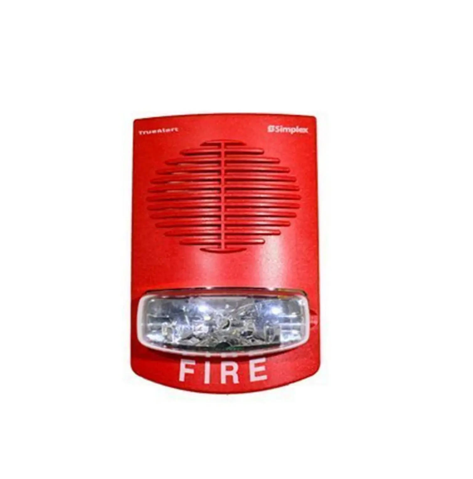 [SPL-4906-9151] Parlante Simplex con estrobo multicandela 15-110 cd, rojo