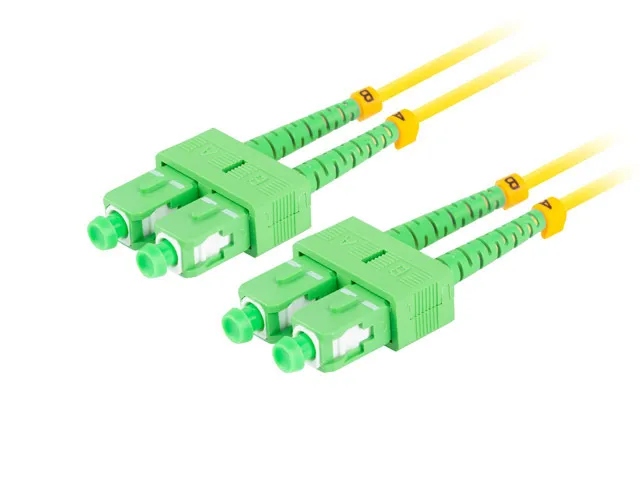 Patch Cord Óptico 09/125 SC/APC-SC/APC Duplex 1M/2,0mm.