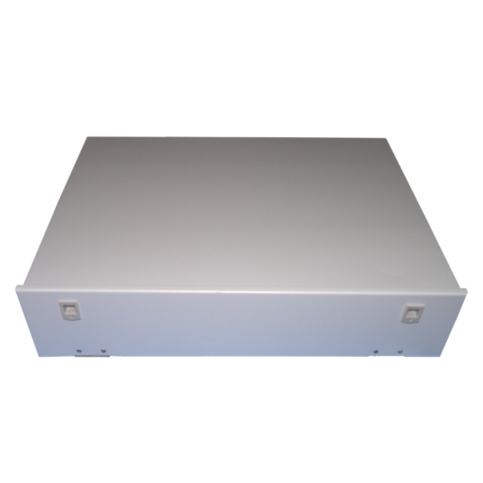 [CBL-OPP-0648SI] Patch Panel óptico de 19 "48 SC simplex o 48 LC dúplex, acero marfil - Sin conectores SC.