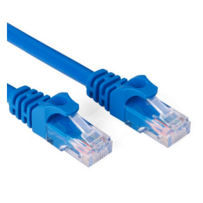 Patch cord UTP, CAT5E, con funda, 7 pies, rojo