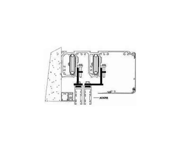 [ENT-20AC4255N] Perfil de Enganche Aluminio PAM30 L=2000mm PM20AC4255N