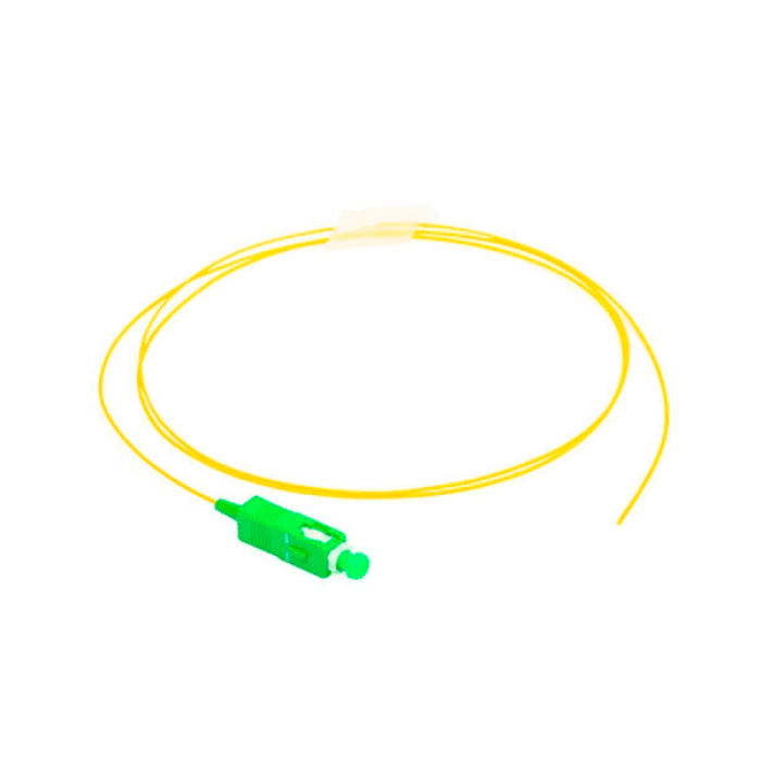 [CBL-OT9-06-15A] PigTail de fibra óptica 09/125 SC/APC Simplex 1.5M/0,9 mm. Cablix