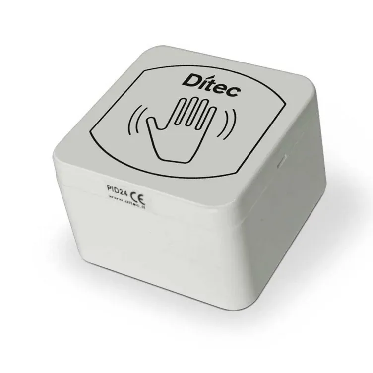 [ENT-PID24] Pulsante electrónico proximidad por microondas. PMPID24.