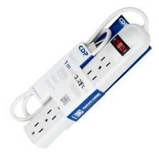 [CDP-R-SS6] Regleta CDP R-SS6  1850 W  5 tomas 90 Joules 120 Vac 