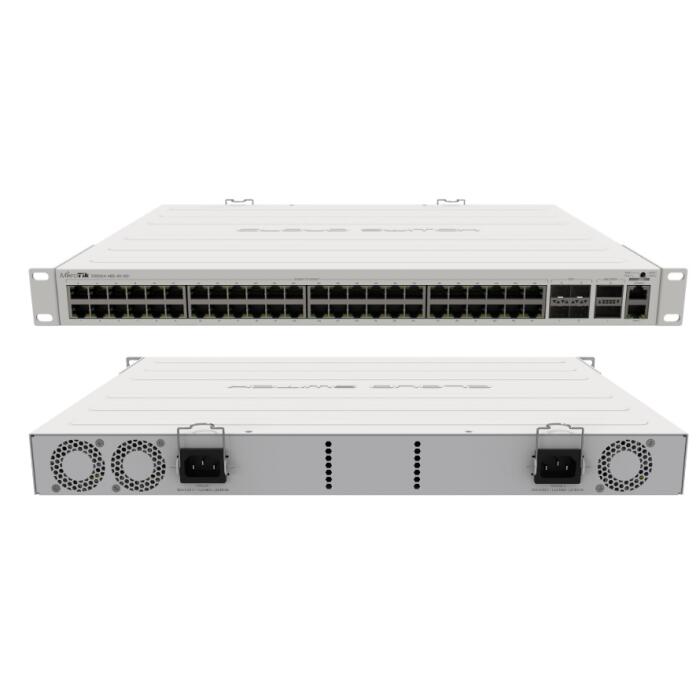 [MIK-CRS354-48G-4S+2Q+RM] Router Cloud Switch 354-48G-4S+2Q+RM with 48 x Gigabit RJ45 LAN, 4 x 10G SFP+ cages, 2 x 40G QSFP+. Mikrotik.