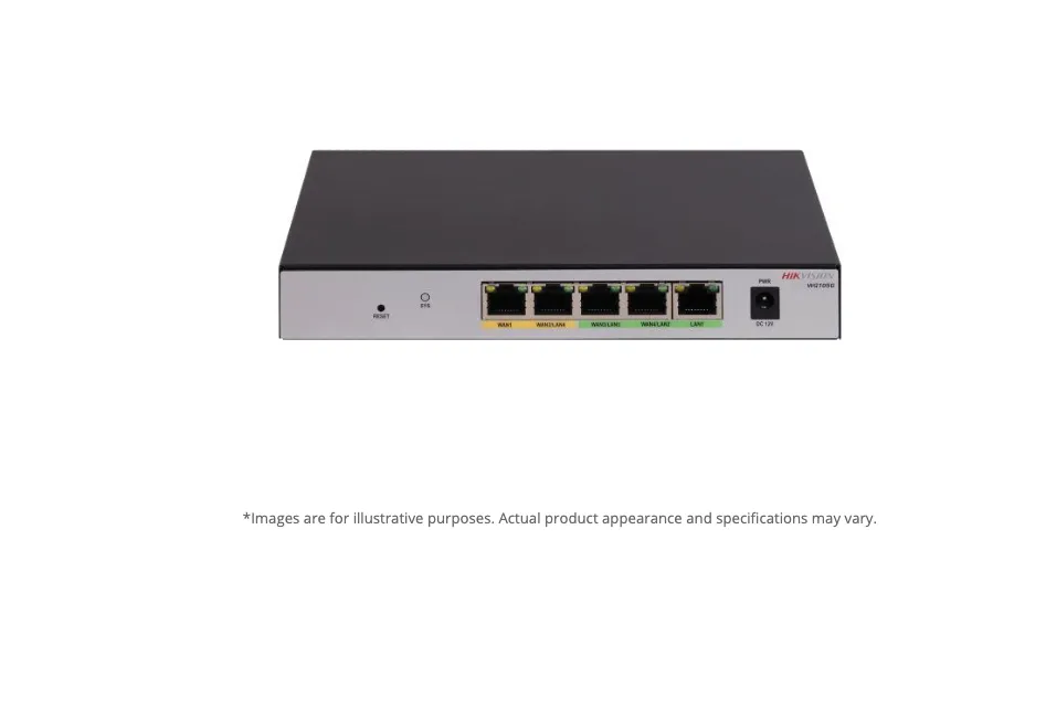 Router Gigabit con 5 Puertos PoE+ y 1 WAN para hasta 100 Clientes