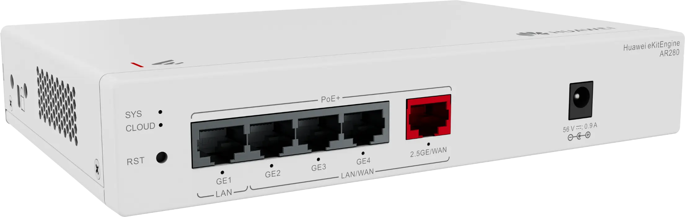 Router Huawei multiservicio 2.5GE empresarial con 16 túneles IPSec