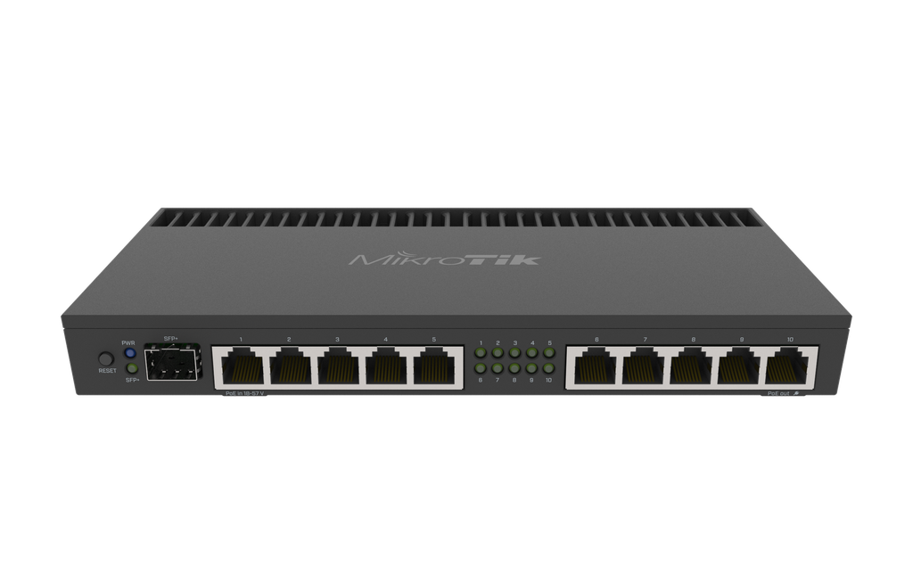 [MIK-RB4011iGS+RM] RouterBOARD 4011iGS+ with 1U rackmount case (RouterOS L5). Mikrotik.