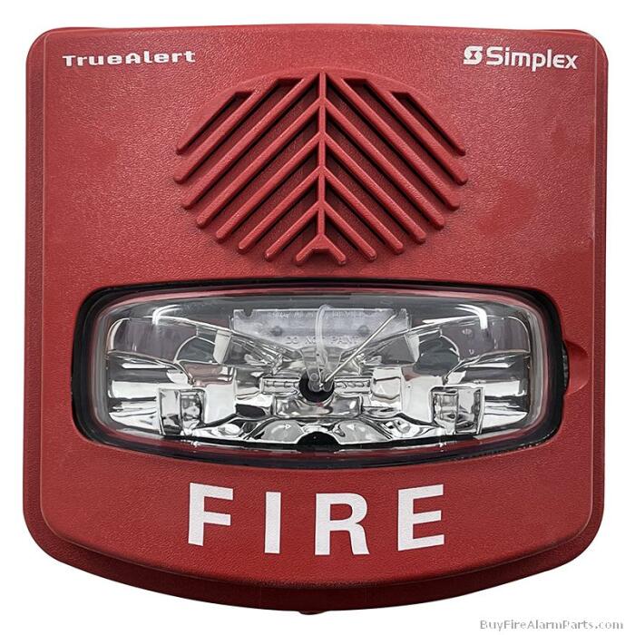 [SPL-4906-9131] Sirena con luz estroboscópica multicandela: 15-30-75- Cd, color rojo, montaje en pared, para intemperie (Requiere adicional, la caja trasera 49WPBB-AVVOWR): . Simplex