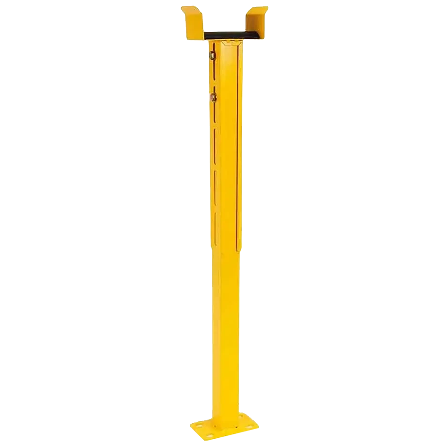 [ZKT-CMP200-T-B-Bracket] Soporte de Piso Ajustable ZKTeco CMP200-T-B-Bracket para Brazo de Barrera — Horquilla de Descanso para Brazos Largos en Barreras Vehiculares