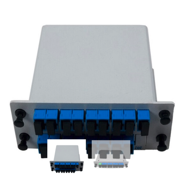 [CBL-OSP9-06116A] Splitter óptico 1×16 SC/APC monomodo, presentación en blister, caja con 25 unidades