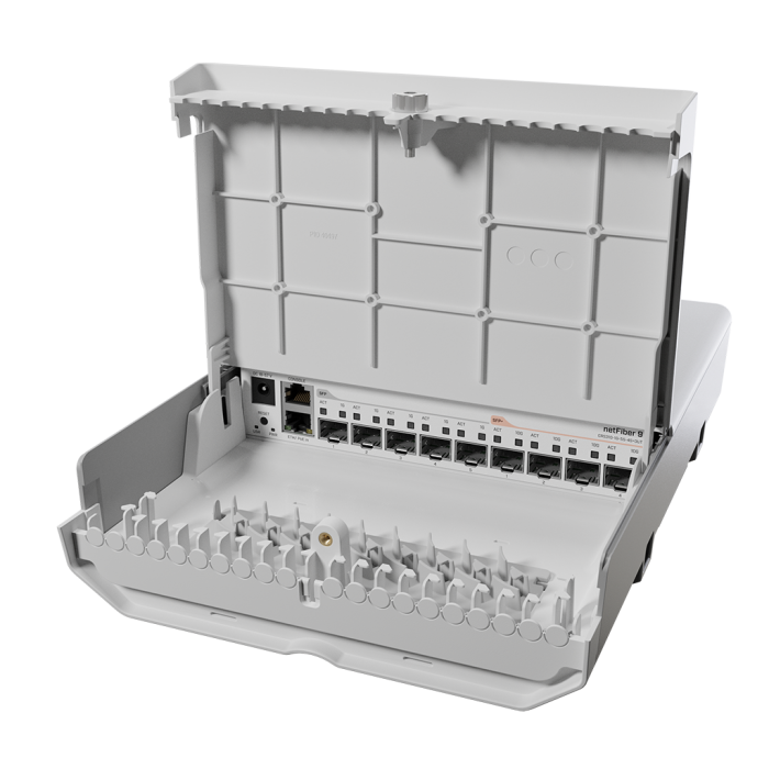 [MIK-CRS310-1G-5S-4S+OUT] Switch (netFiber 9) 5 puertos SFP 1Gbps, 4 puertos SFP+ 10Gbps. Mikrotik