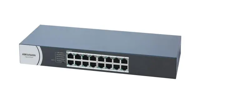[HIK-DS-3E0516R-O] Switch 16-Poertos Gigabit 10/100/1000 Mbps RJ45 Port, Montaje en rack,