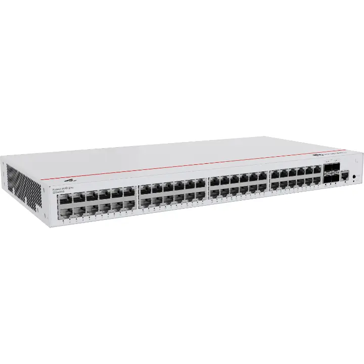 [HWE-S220-48P4S] Switch 48 Puertos 10/100/1000BASE-T + 4×SFP GE PoE+ 380 W – 104 Gbps / 77 Mpps - 98012379