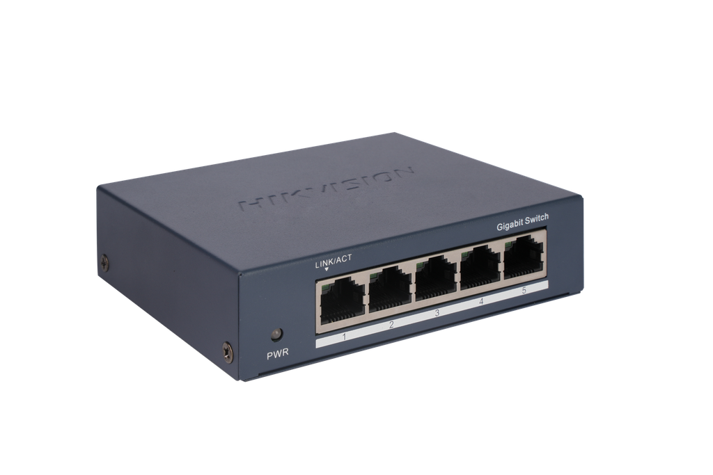 [HIK-DS-3E0505-O] Switch Conmutador Gigabit de 5 puertos Rj45